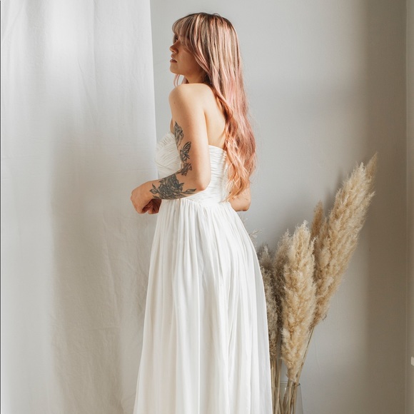 Vintage Anne Taylor Wedding Dress Gown size 2 - Picture 7 of 8